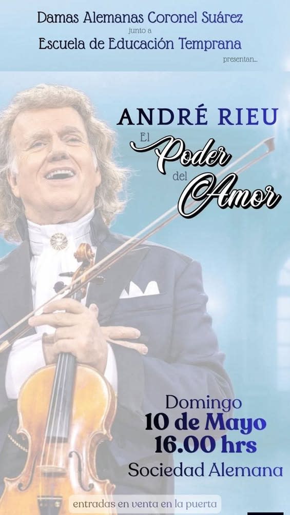 Concierto benéfico el 10 de mayo en la Sociedad Alemana