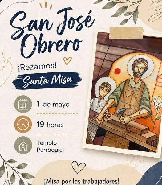 Misa por el Día del Trabajador: celebración en San José Obrero el 1 de mayo
