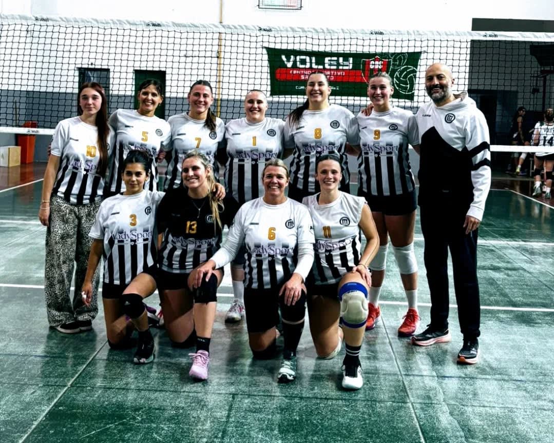 Vóley femenino: Blanco y Negro se quedó con el clásico tras una gran remontada ante Deportivo Sarmiento