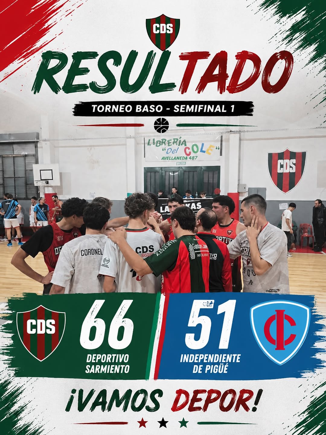 Básquet: Deportivo Sarmiento se adelantó en la semifinal del Torneo Apertura BASO