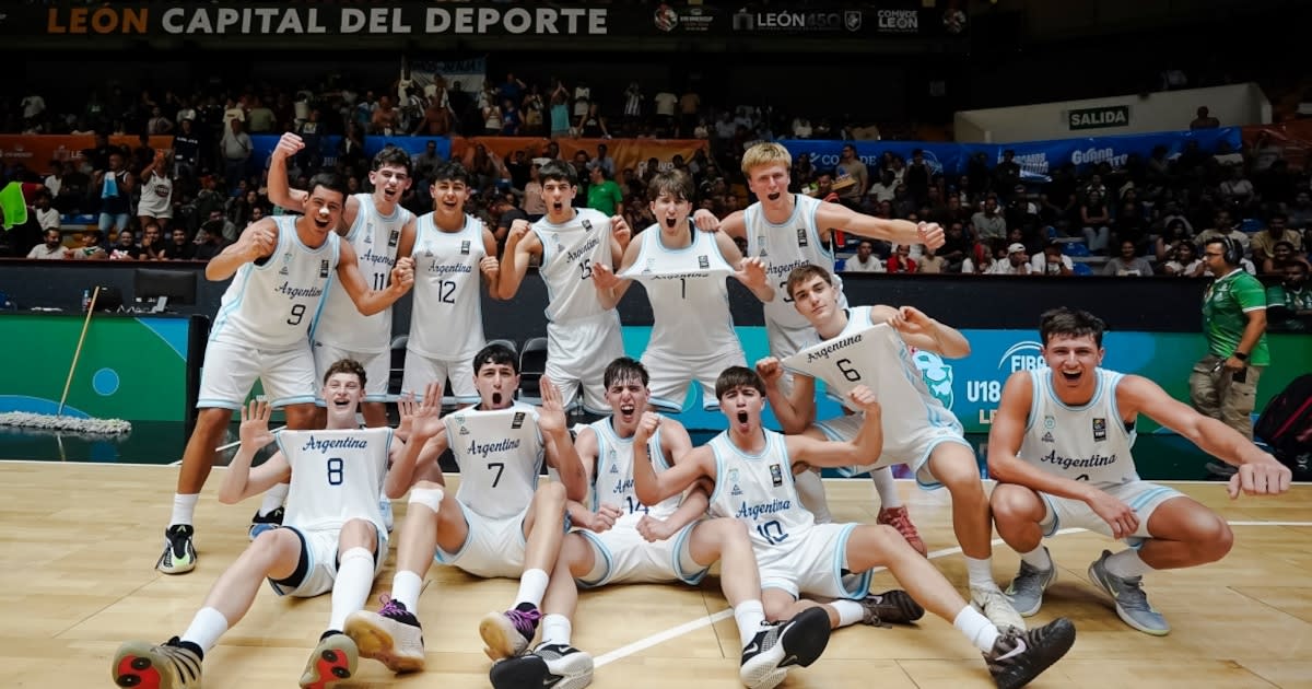 Básquet: histórica victoria de la Selección Argentina U18 ante Brasil en la AmeriCup