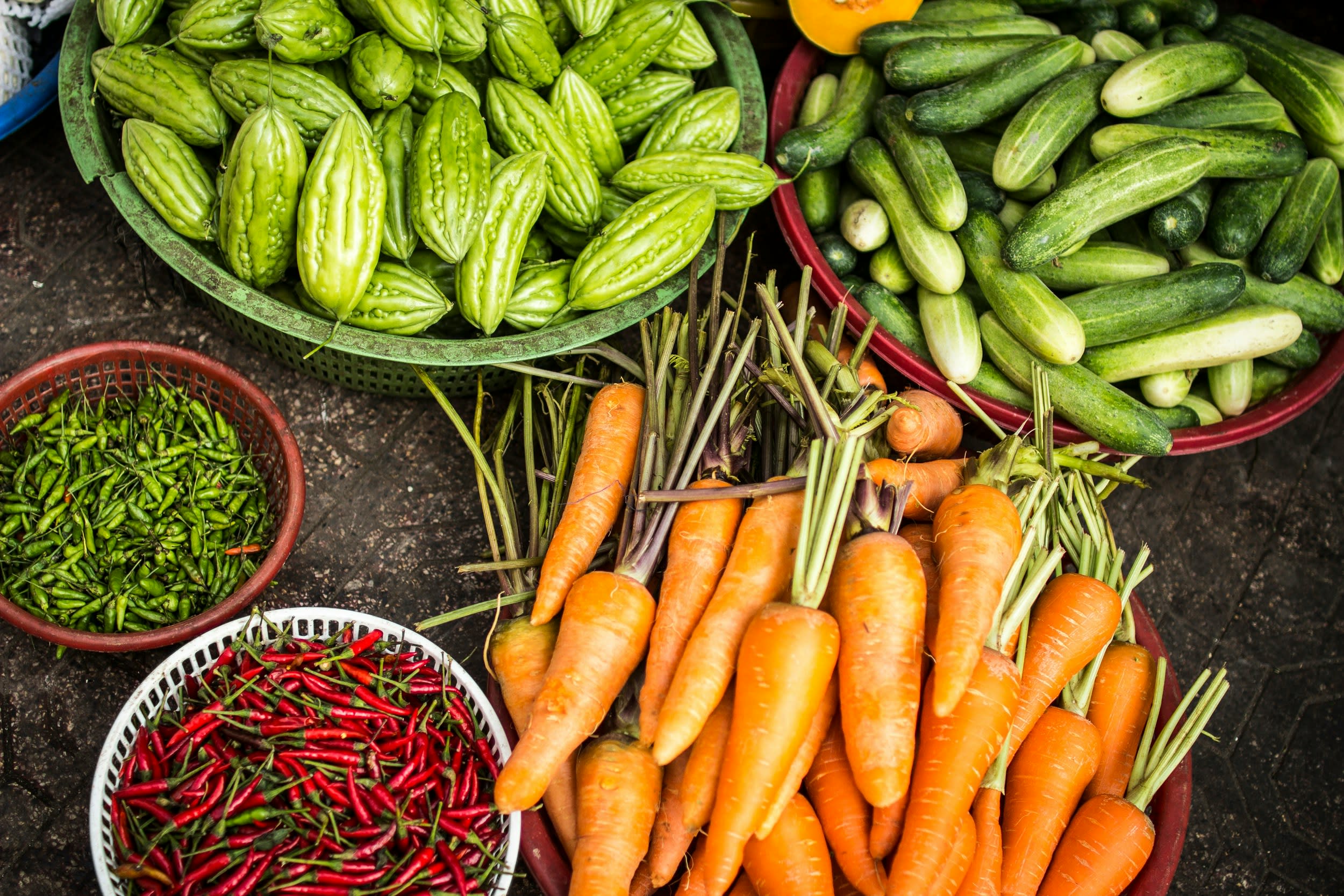 Frutas y verduras frescas