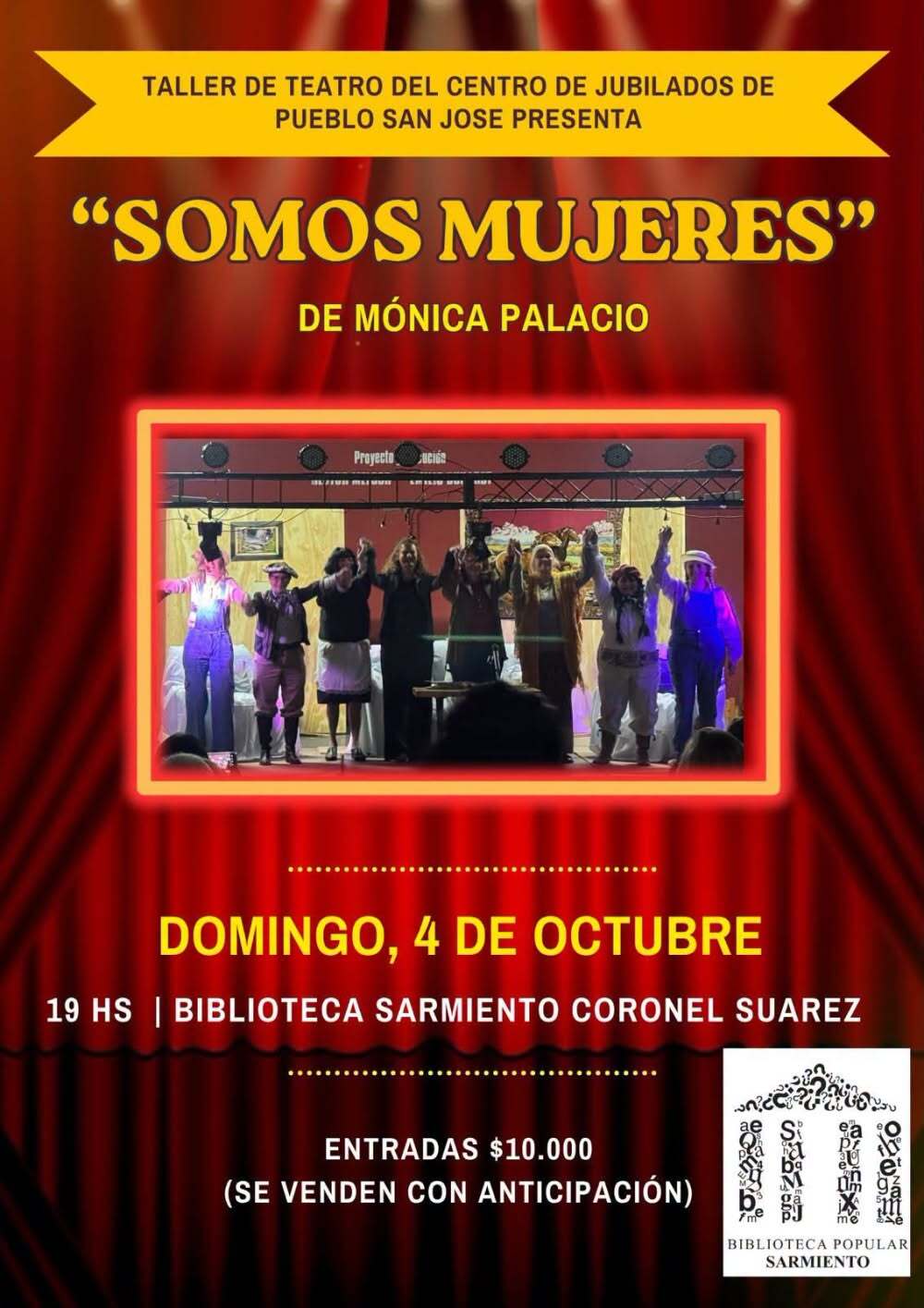 El Taller de Teatro de Jubilados de San José estrena "Somos Mujeres" el 4 de octubre