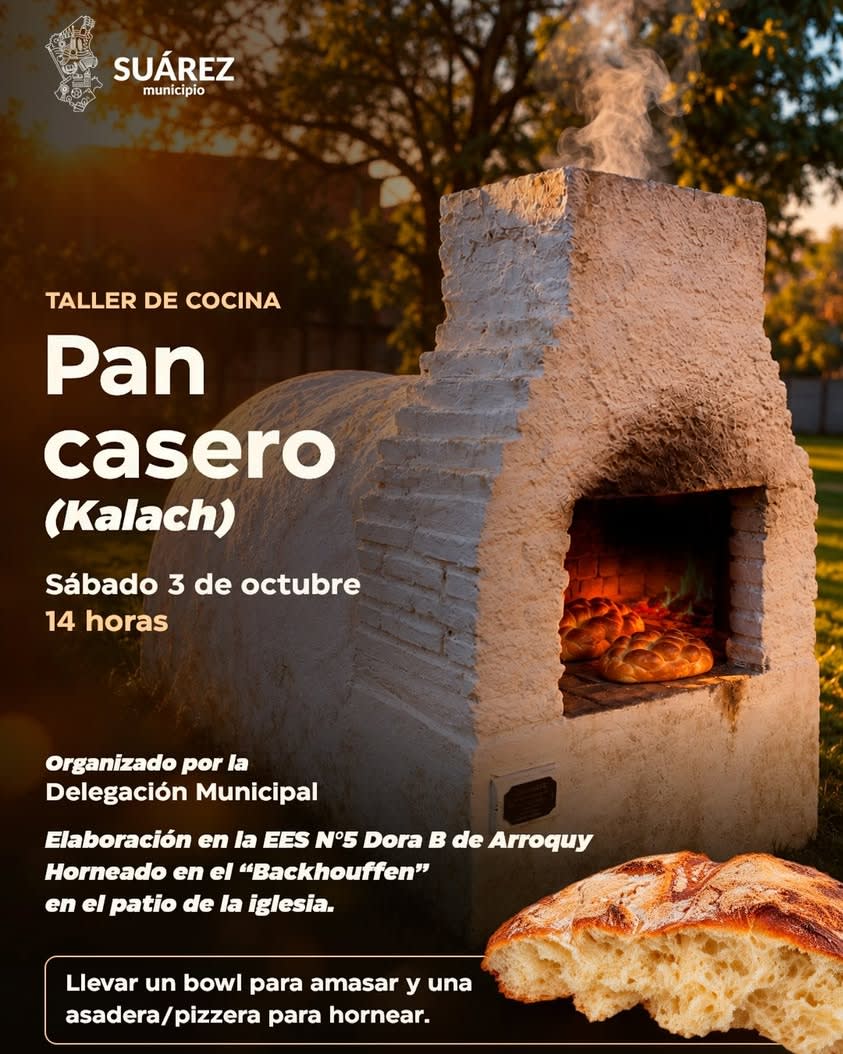 Santa Trinidad celebra la Kerb con un taller de pan casero Kalach el 3 de octubre