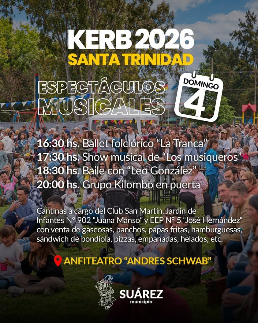 Santa Trinidad festeja su Kerb 2026 con música y danza el 4 de octubre