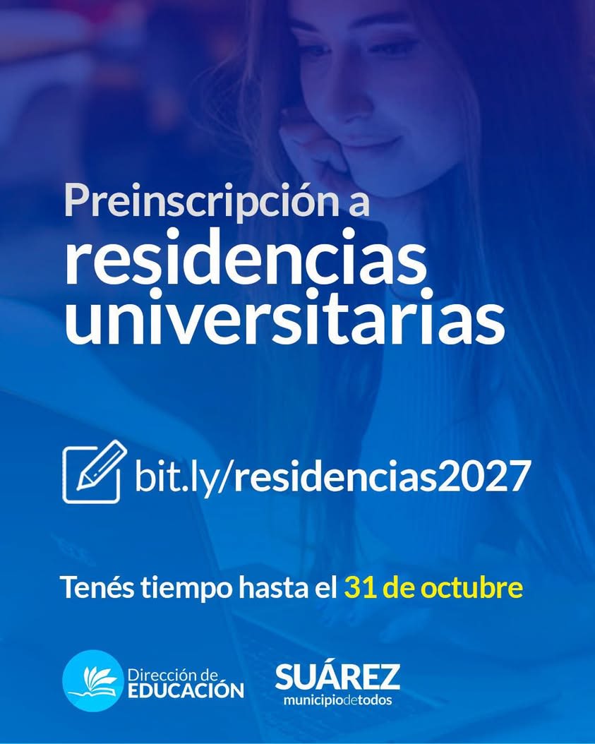 El Municipio abre la inscripción a Residencias Municipales hasta el 31 de octubre