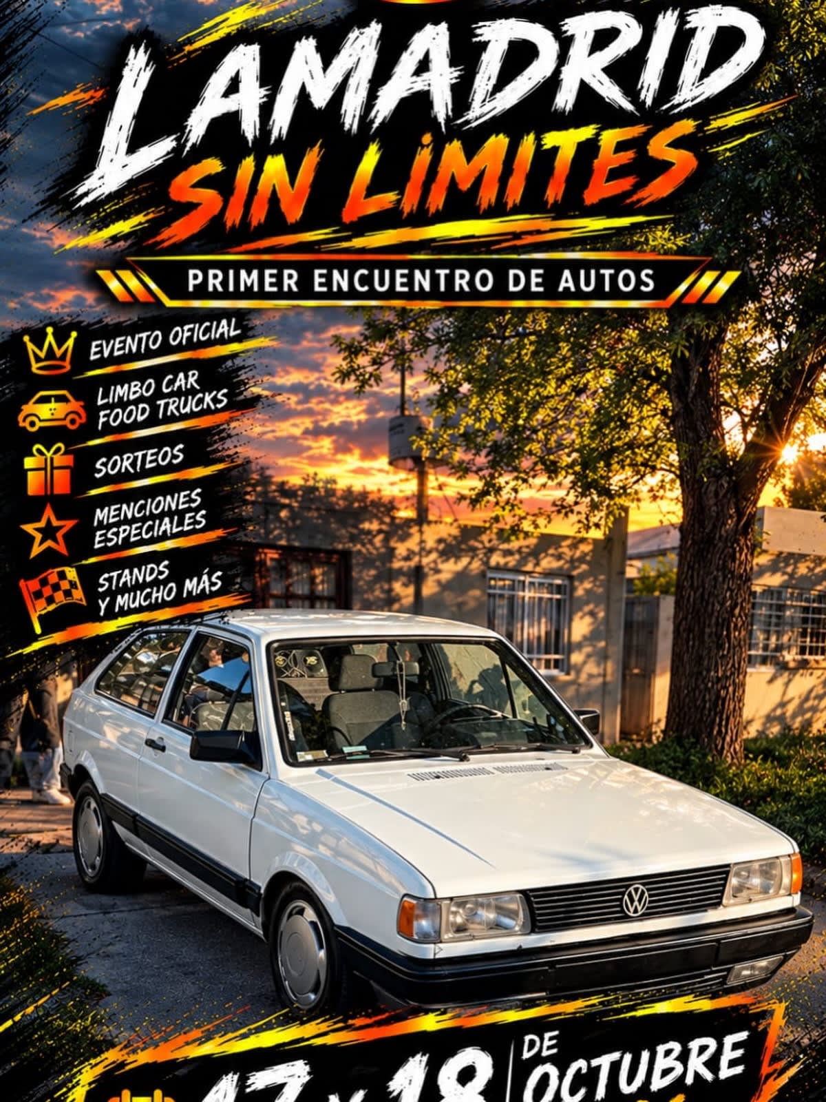 La Madrid Sin Límites realizará un encuentro de autos personalizados el 17 y 18 de octubre