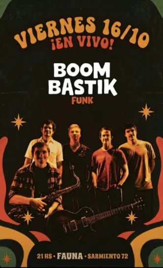 Boombastik lleva su repertorio de funk y jazz a Fauna Resto