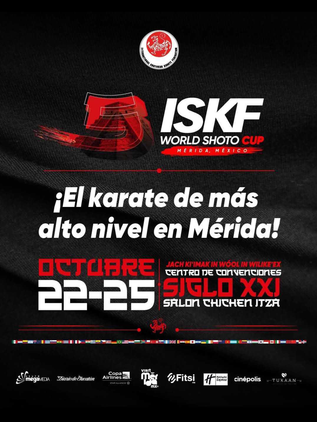 Coronel Suárez participa en la Copa Mundial de Karate en México desde el miércoles