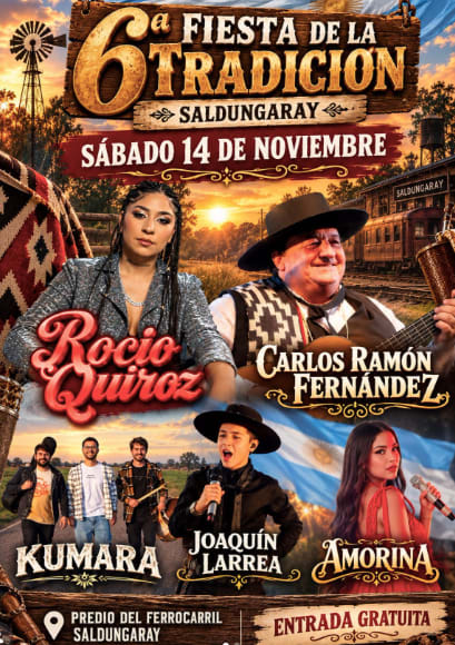 Saldungaray realizará la 6.ª Fiesta de la Tradición con entrada gratuita
