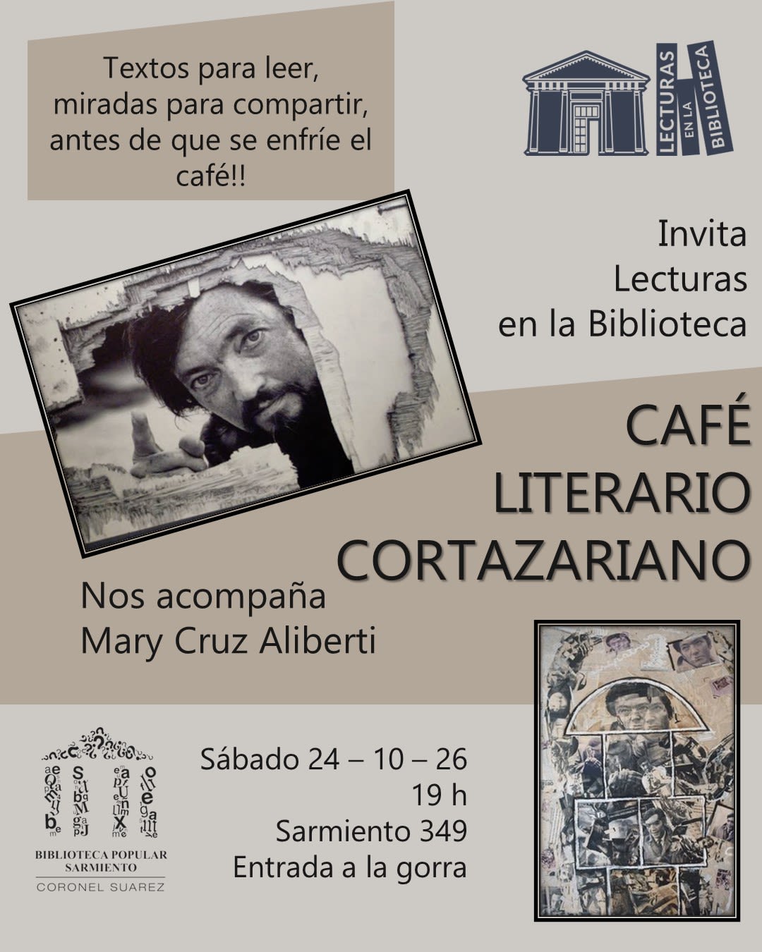 De Cortázar al jazz: la agenda cultural del fin de semana en la Biblioteca Sarmiento