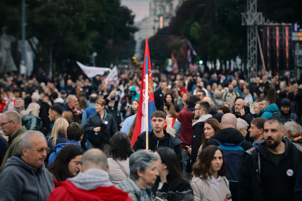 La Lista Estudiantil obtuvo una contundente victoria en Serbia