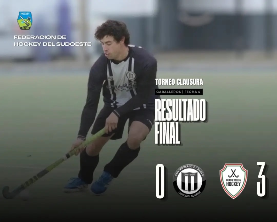 Hockey: El Centro Blanco y Negro no pudo en casa ante Club de Pelota por el Clausura