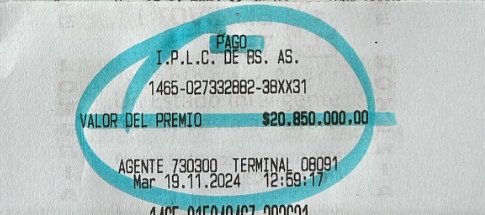 Un suarense ganó 20 millones de pesos en la quiniela