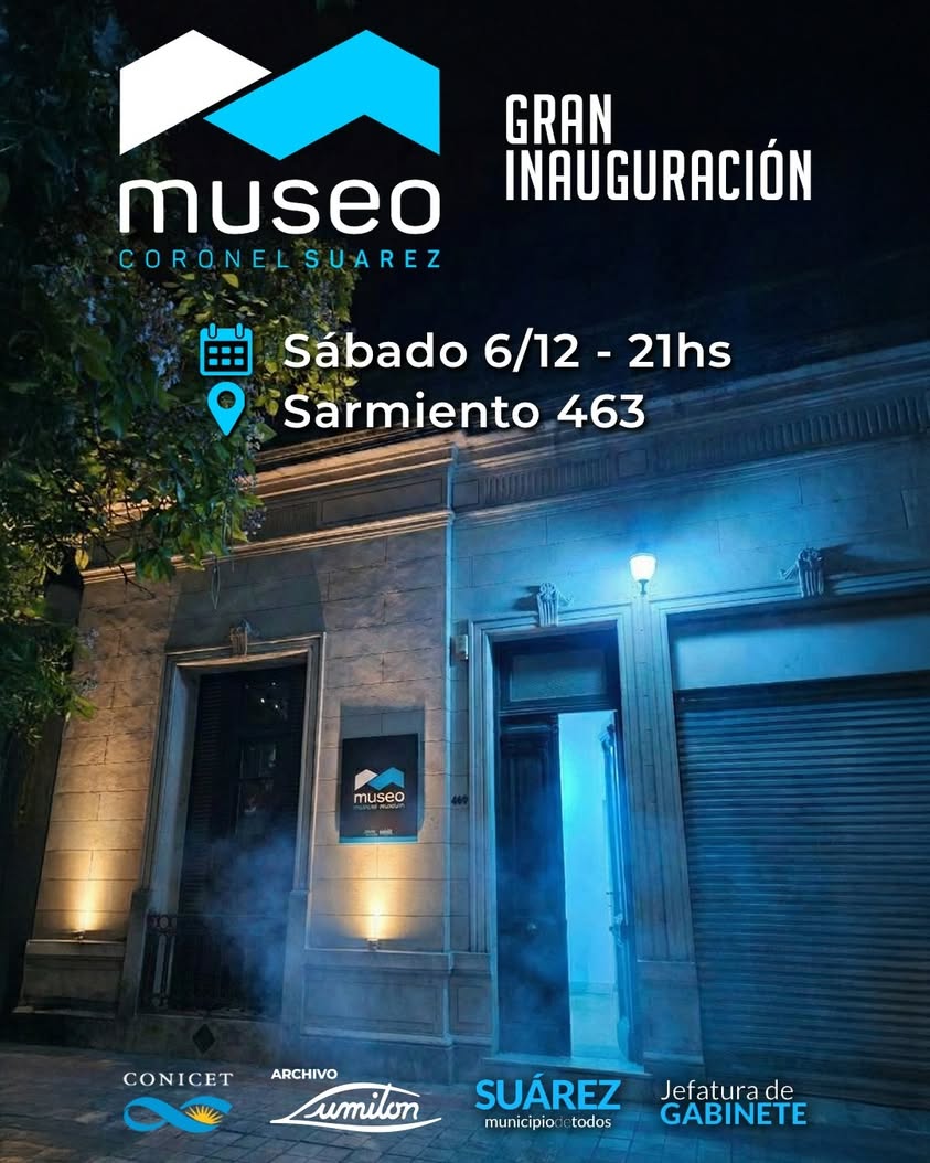 Coronel Suárez inaugura su primer museo