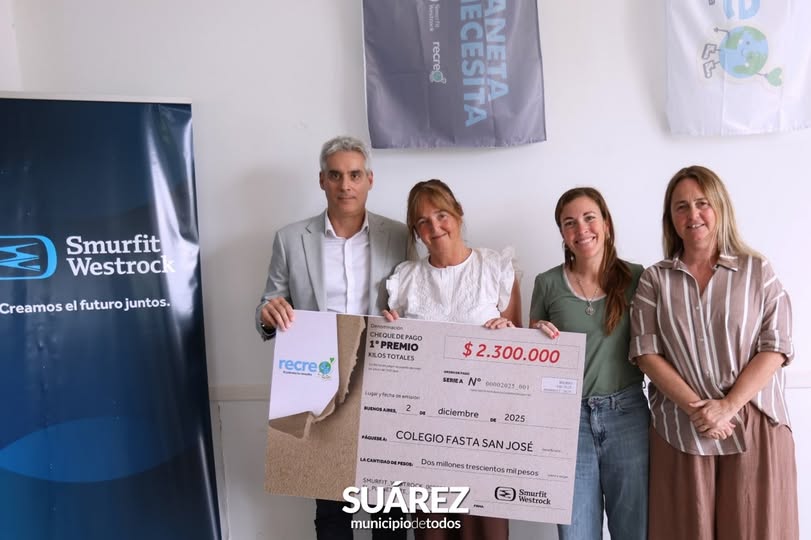 Smurfit Westrock cerró la 4° edición del programa Recreo en Coronel Suárez