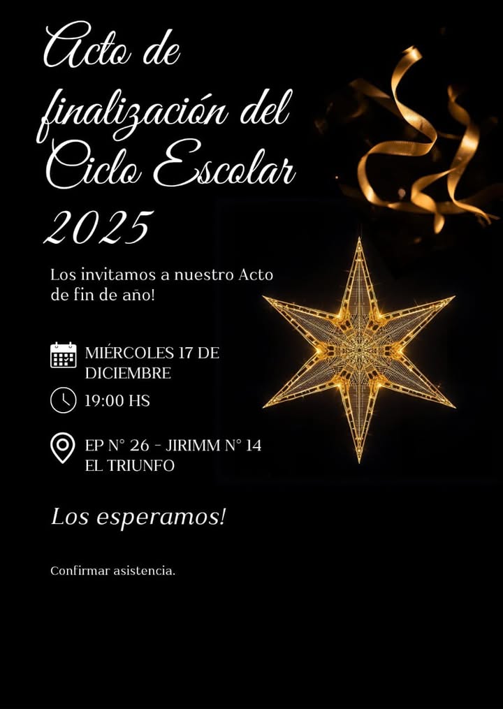 Gran acto de fin de ciclo en El Triunfo