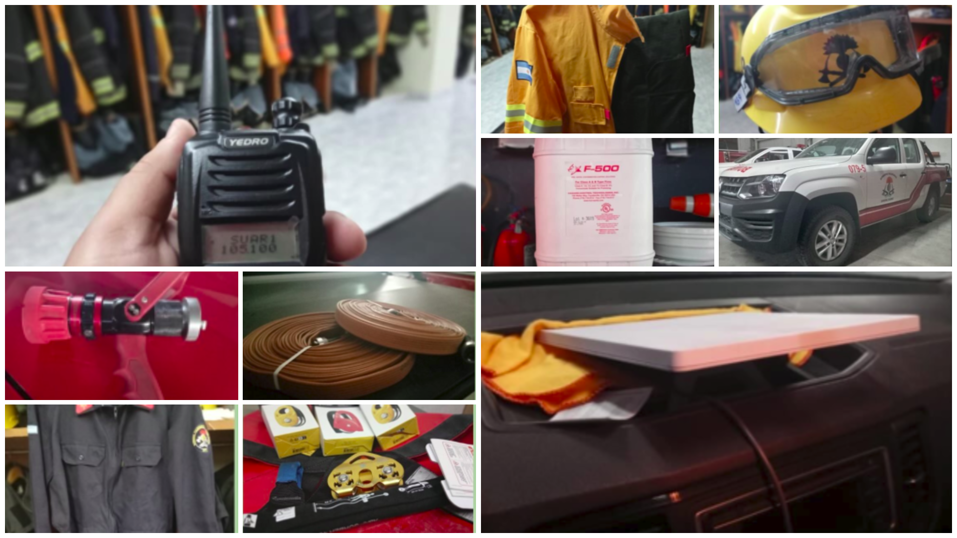 La Asociación de Bomberos Voluntarios presentó nuevo equipamiento y agradeció el apoyo de la comunidad