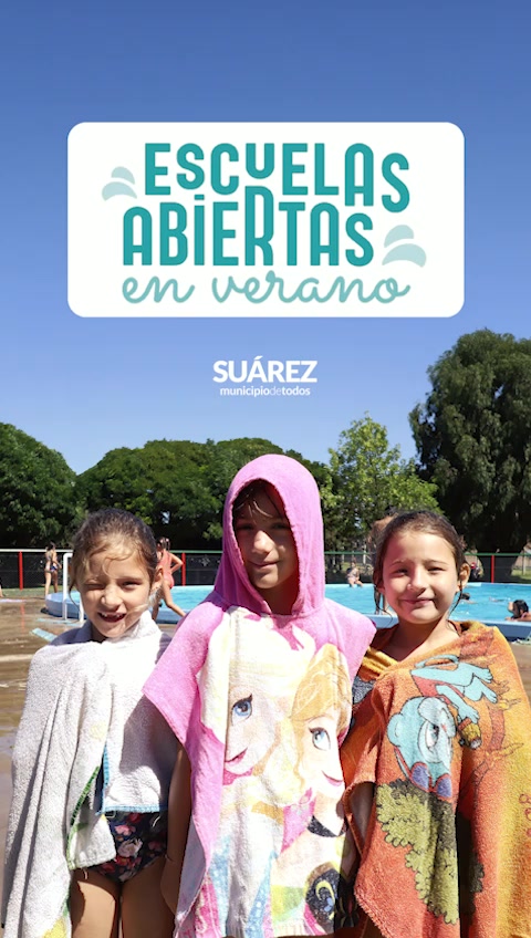 En enero comienzan Escuelas Abiertas en Verano y la Colonia de Personas Mayores