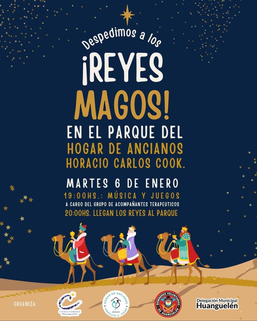 Despedida a los Reyes Magos en el Hogar Horacio Carlos Cook