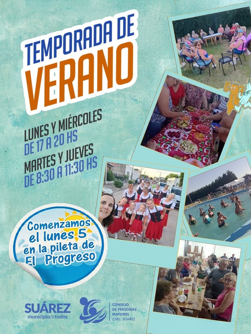 Colonia de Vacaciones para Personas Mayores  en Pueblo Santa María