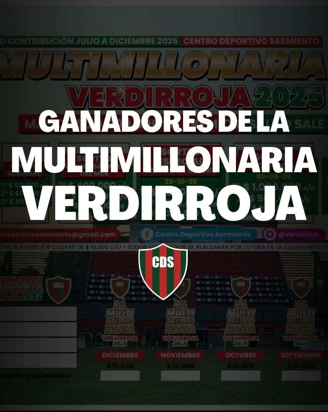 La Multimillonaria Verdirroja 2025 ya tiene ganador 