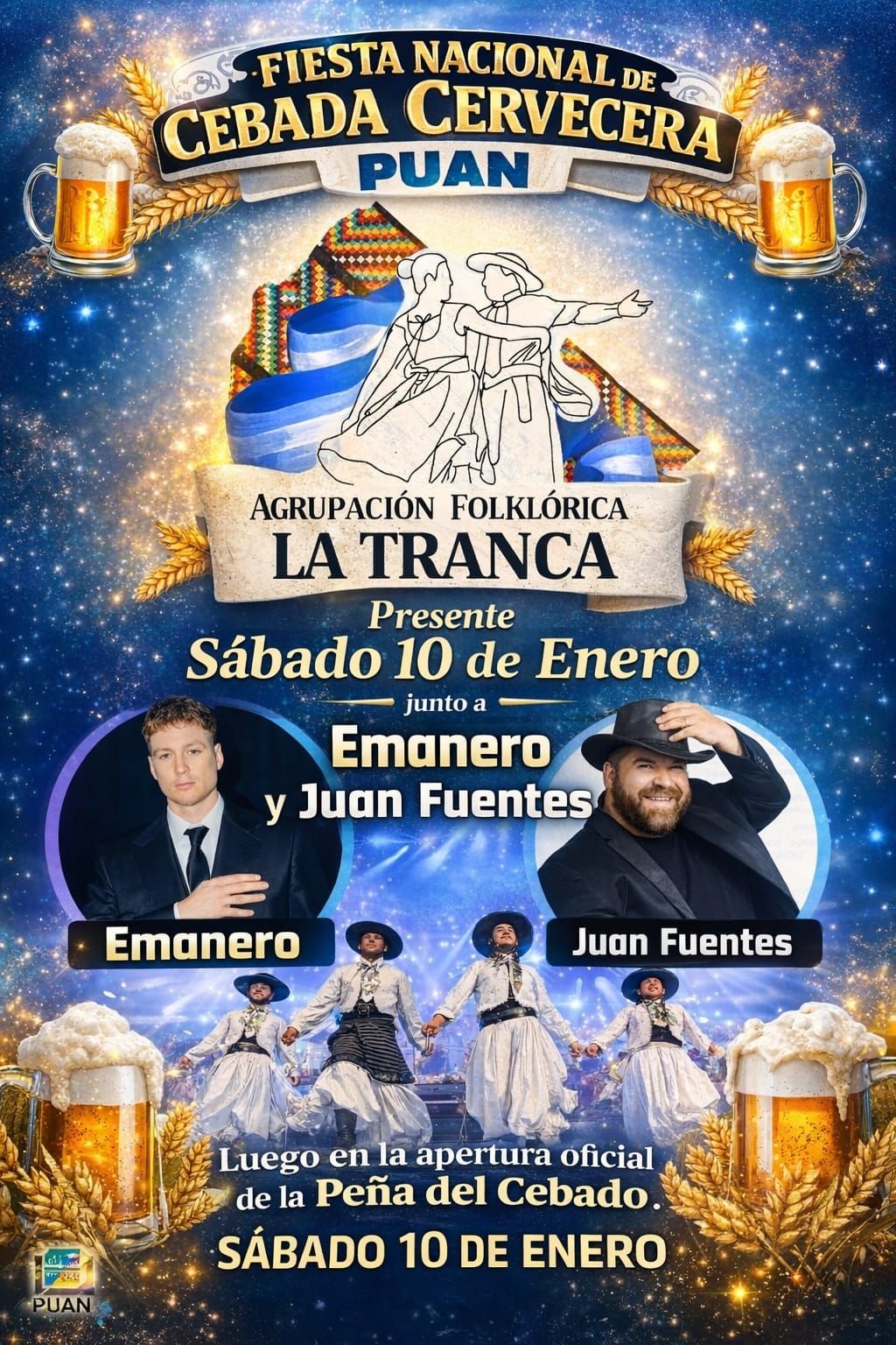 Hugo Sein, sobre la participación de la Agrupación La Tranca en la Fiesta de la Cebada Cervecera 2026: “En un año nos pasó todo junto”