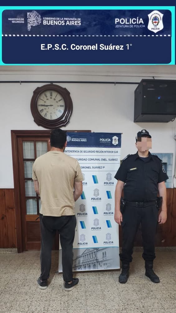 Detenido por agredir y amenazar a su ex pareja en Coronel Suárez