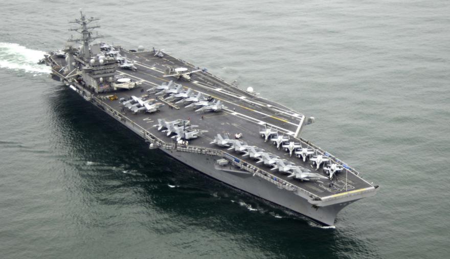 El portaaviones USS Nimitz pasará frente a Necochea