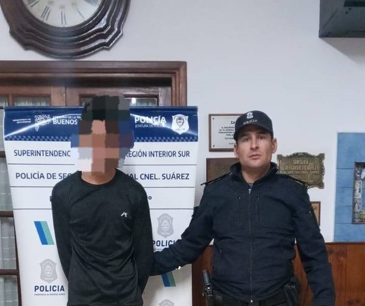Coronel Suárez: detuvieron a joven por agredir a su pareja