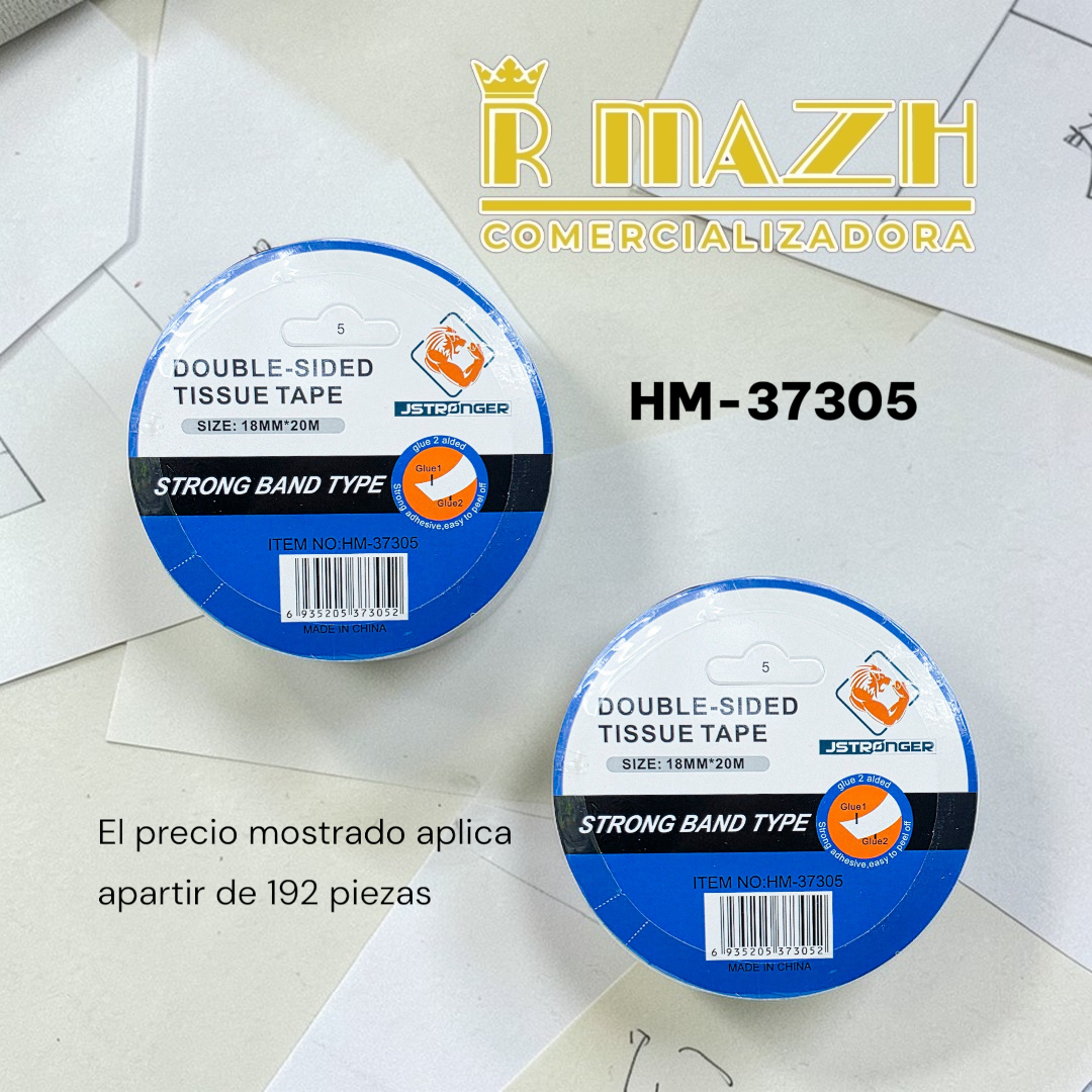 Cinta Doblecara 18mm *20mm HM-37305
