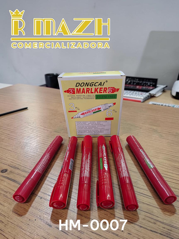 Marcador Rojo M. 0007