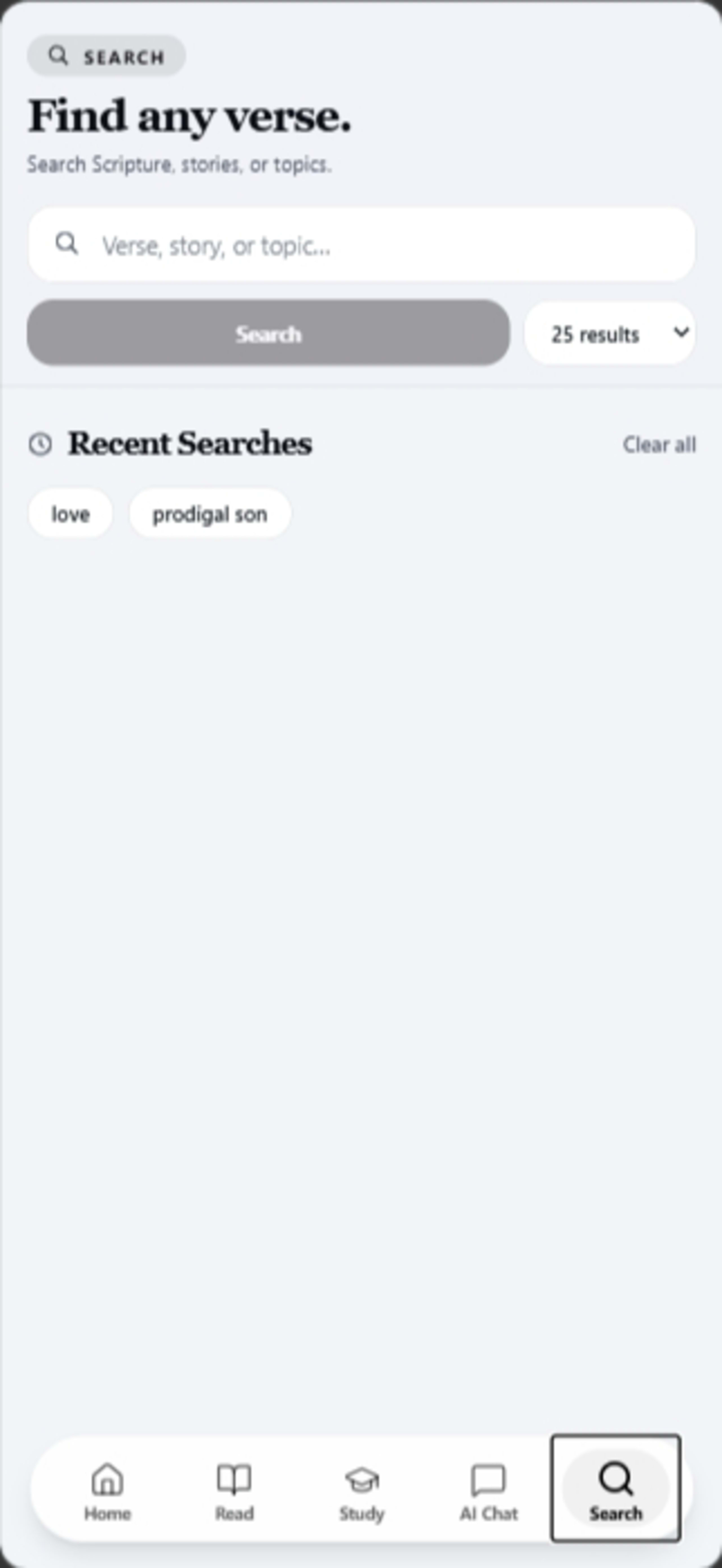 Aletheia Bible — Search mobile