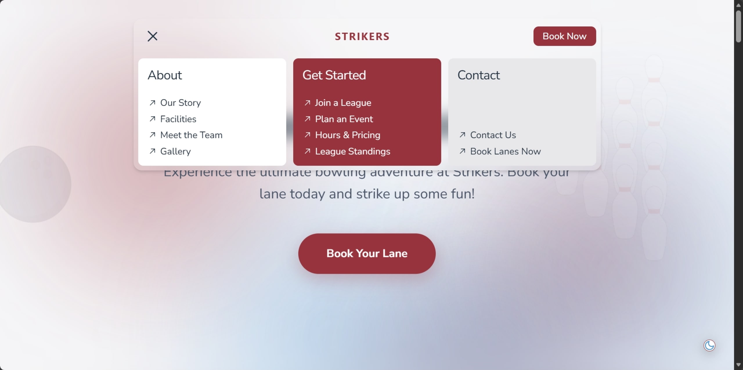 Strikers Bowling Alley Problem