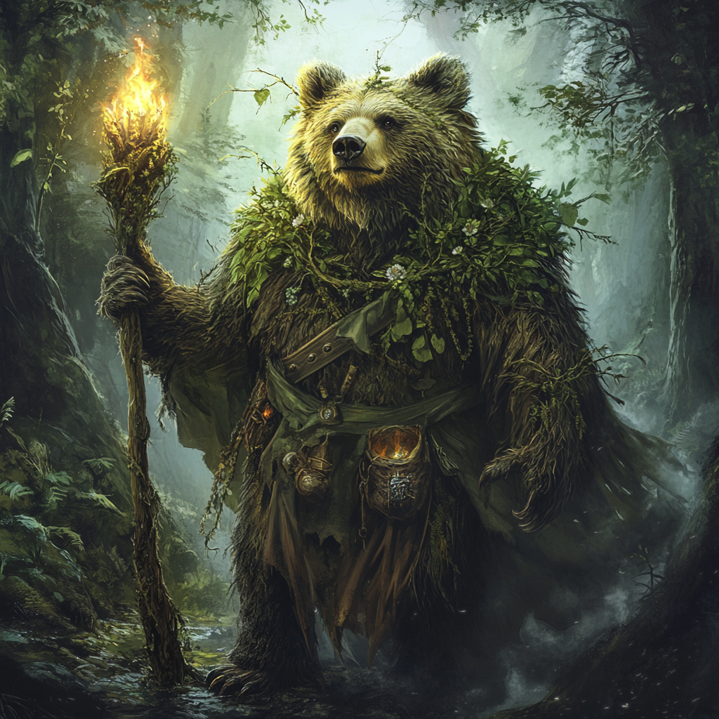 forest warden of the flame staff