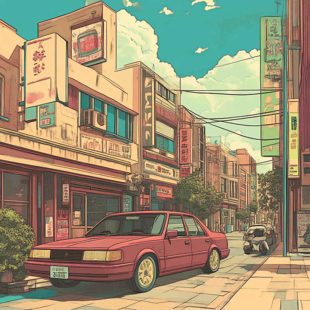 quiet neon morning