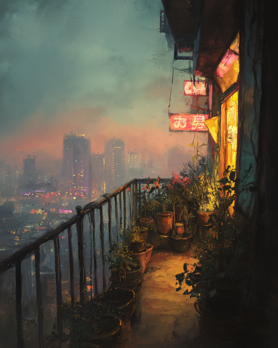 Twilight Balcony