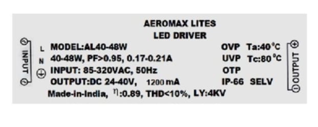 Driver Unit LED Light 45W 240V Fulham