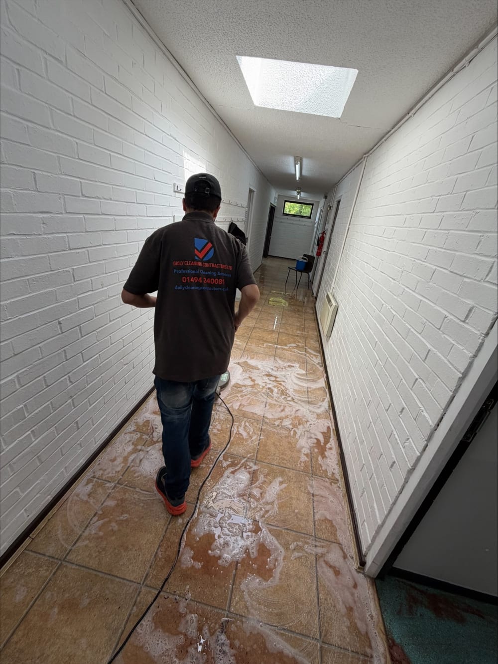 Daily Cleaning Contractors Ltd team delivering professional workplace services
