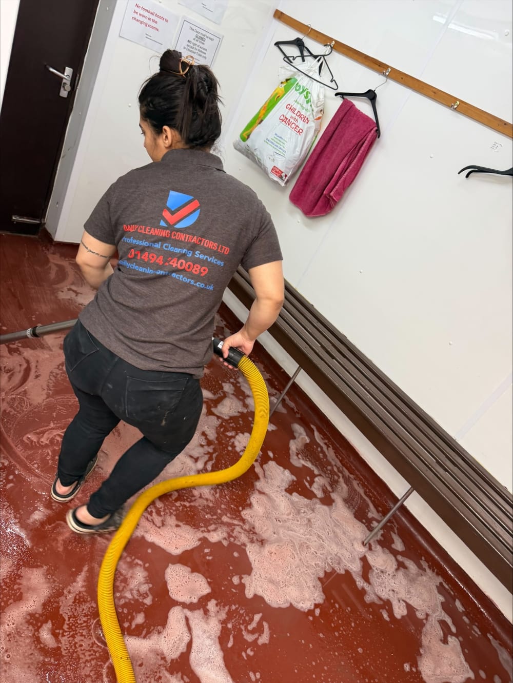 The Daily Cleaning Contractors Ltd team at work