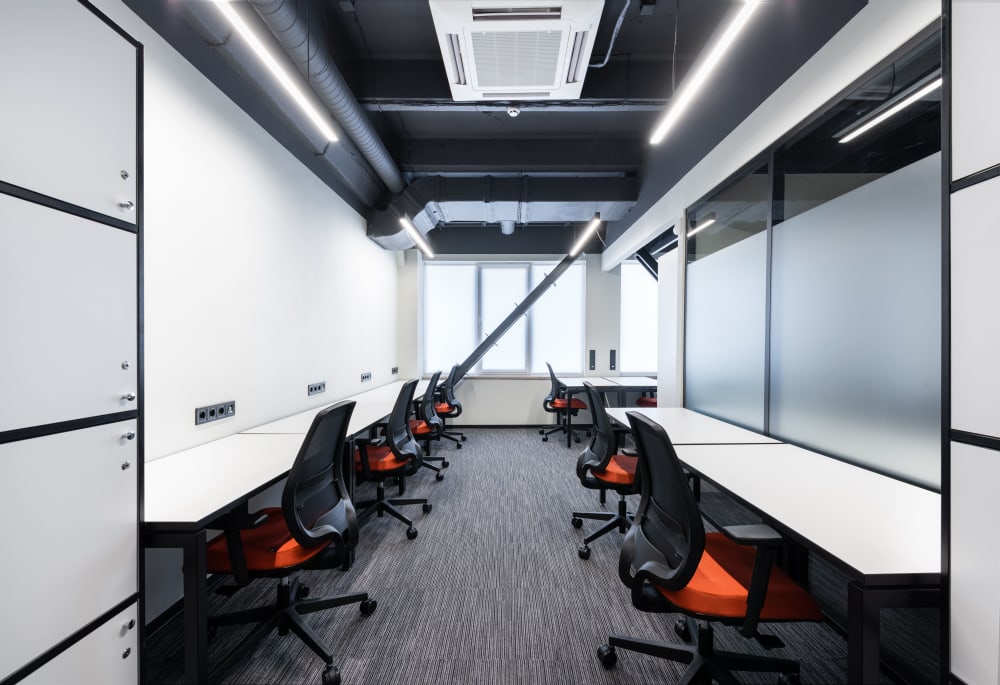 Daily Cleaning Contractors Ltd operative cleaning an office