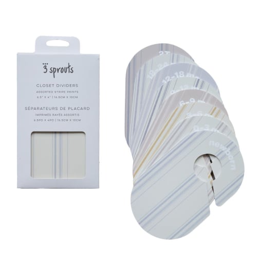 Skabsdeler (8 stk.), Stripe