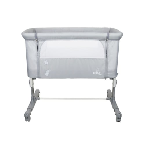 Bedside Crib Mini Calm, Grå