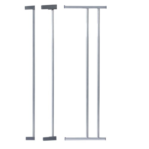 Forlænger til Dør- og Trappe Sikkerhedsgitter, Baby Lock Comfort Stor, Metal/Grå