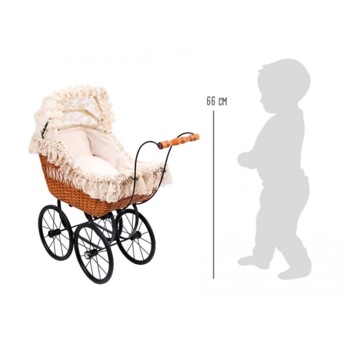 Dukkevogn i Rattan, Cornelia