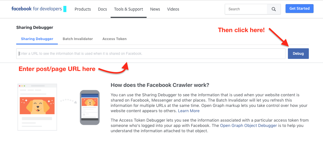 How to Debug a Link on Facebook Using the Facebook Sharing Debugger