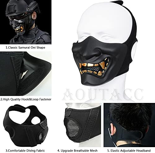 Vue 4 de Demimasque de Protection Airsoft