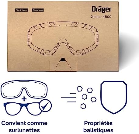Vue 3 de Drager Xpect Masque Antibuée