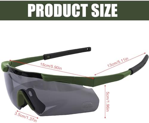 Vue 2 de Aicharynic Lunettes De Tir