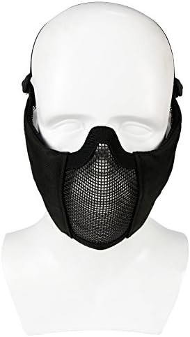 Vue 2 de Oarea Tactique Airsoft Masque